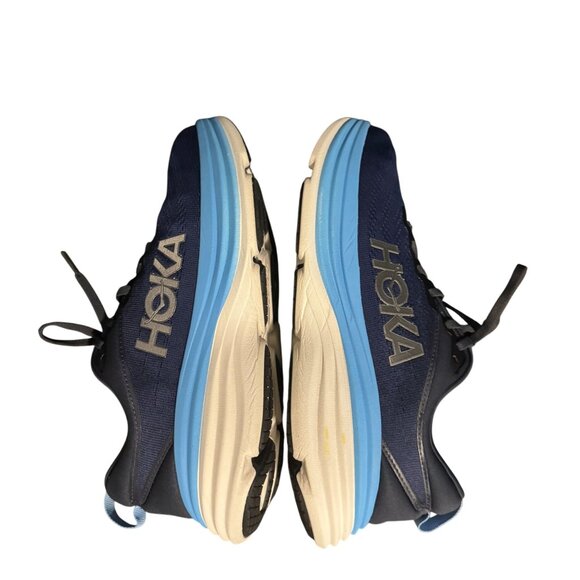 Hoka One One Bondi 8 Men's Running Shoe Sneaker 1123202, Size 10D WORN ONCE - Picture 7 of 10